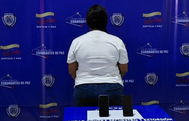 Capturan a fémina presuntamente vinculada en caso de extorsión en Miranda