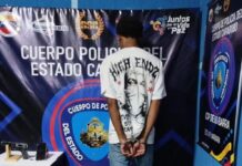 Capturan a un sujeto en Mariara por portar un facsímil de arma de fuego