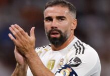 Carvajal volvió a entrenarse con el Madrid para preparar su despedida del club