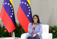 Delcy Rodríguez revisa con Defensoría del Pueblo proyectos en materia de derechos humanos