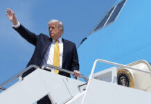 Donald Trump llega a Pekín para su segunda visita a China desde 2017