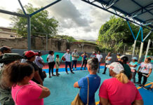 Entregaron cancha deportiva rehabilitada en el Pao de Zárate