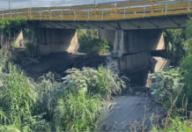 Evaluarán daños en una de las columnas del puente Yacural en Lara
