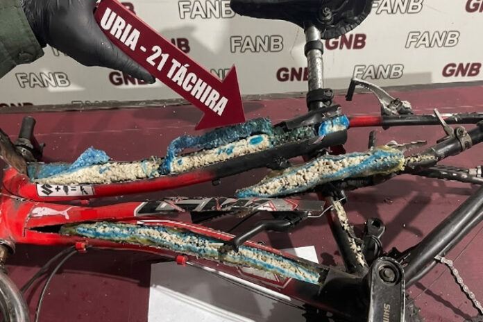 GNB incauta en Táchira más de un kilo de marihuana oculto en bicicletas