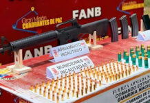 Incautan 150 balas y un fusil de asalto