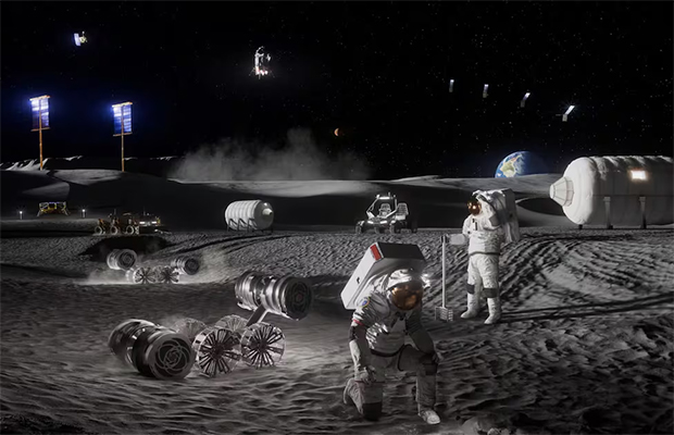 NASA revela plan de tres fases para construir primera base en la Luna