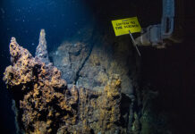 Pancarta de Greenpeace en el fondo marino pide a los gobiernos ‘escuchar a la ciencia’
