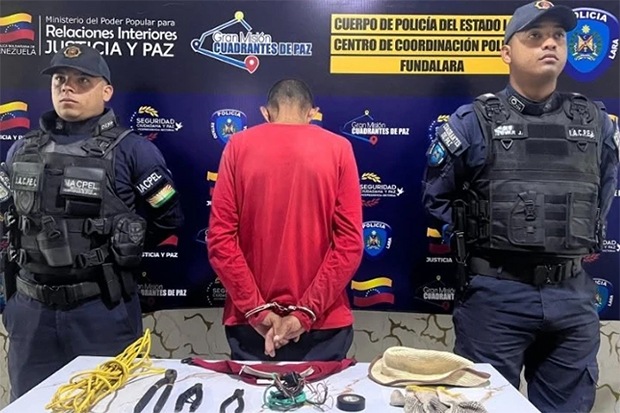 Policía arresta a sujeto por hacer tomas eléctricas ilegales en Barquisimeto