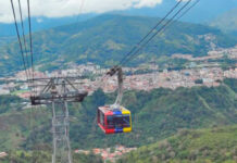 Suspenden temporalmente servicio en el Teleférico Mukumbarí de Mérida