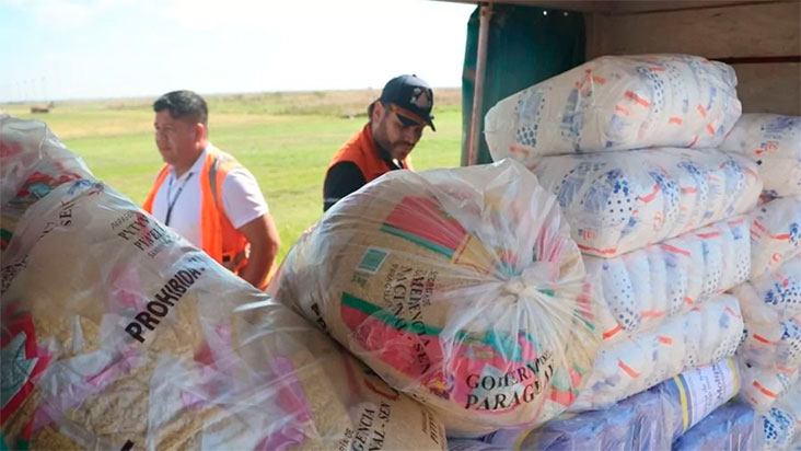 Al menos 39 toneladas de ayuda han llegado a Boliv
