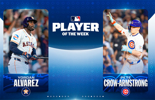 Álvarez y Crow-Armstrong, Jugadores de la Semana