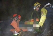 Cinco muertos tras desbarrancarse un vehículo en la Carretera hacia Ocumare
