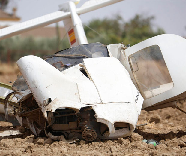 Dos muertos al estrellarse un avión estadounidense