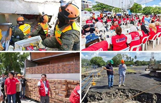 Elevan a 45 los muertos y a 17 los desaparecidos por terremoto en Mindanao