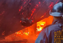 En Carabobo se registró un fuerte incendio en una finca