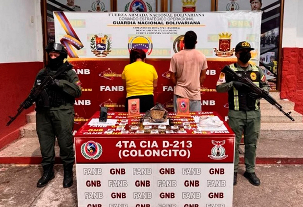 FANB-desmanteló-centro-de-distribución-de-drogas-en-Táchira