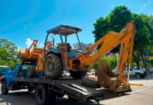 GBA desplegó maquinaria pesada y cuadrillas para reforzar labores de contingencia en Tovar