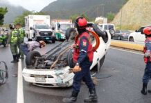 OSV: el factor humano provoca 95 % de los accidentes de tránsito en Venezuela