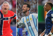 ¿Peligra el récord de Fontaine? Messi, Mbappé y Haaland sacan lustre a la Bota de Oro