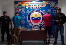 Policía de Falcón aprehende a dos miembros de la banda del “Waico” en Coro