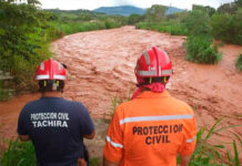 Protección Civil Táchira activa protocolo por incremento de lluvias