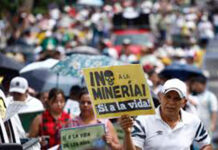 Salvadoreños rechazan la minería y piden la derogación de ley en el Día del Medio Ambiente