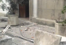 Terremoto tumbó la cruz de la iglesia de El Valle