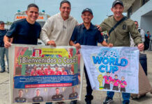 Árbitros venezolanos fueron recibidos por todo lo alto