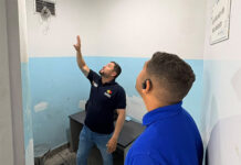 Avanzan los trabajos de adecuación en el Piso 1 del HCM