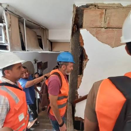 Colegio de Ingenieros mantiene despliegue para evaluar infraestructuras afectadas