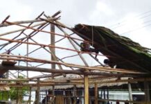 Construyen escuela tipo janoko para comunidad warao en el Delta