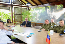 Delcy Rodríguez evaluó junto a equipo israelí plan de remoción de escombros en La Guaira