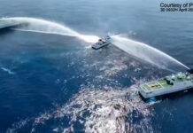Filipinas denuncia que guardacostas chinos dispararon cañones de agua contra sus barcos