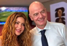 Gianni Infantino hace significativo regalo a Shakira