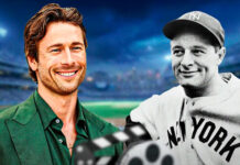 Glen Powell interpretará al jugador de béisbol Lou Gehrig en un filme de Richard Linklater