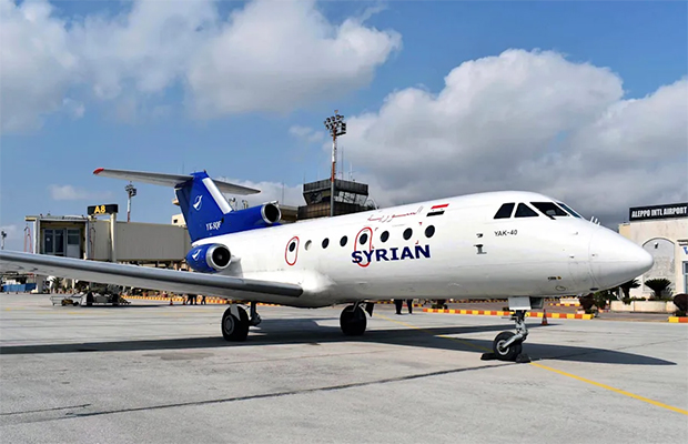 La aerolínea siria opera su primer vuelo directo desde Europa tras más de una década