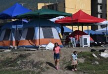 Más de 23 mil afectados por los terremotos se encuentran en campamentos transitorios
