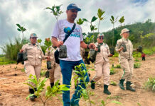 Más de mil árboles sembrados con el Plan Chuquisaca en La Victoria