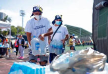 Polideportivos, estadios y canchas se convierten en campamentos transitorios y centros de acopio