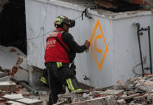 Qué significan los símbolos y códigos pintados en los edificios afectados por los terremotos