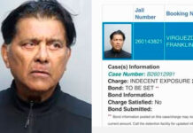 Reportan detención de Franklin Virgüez por presunta exposición indecente