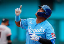 Salvador Pérez iguala a George Brett como dueño del récord de jonrones en Kansas City