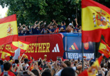 Selección española recorrió Madrid para celebrar el Mundial