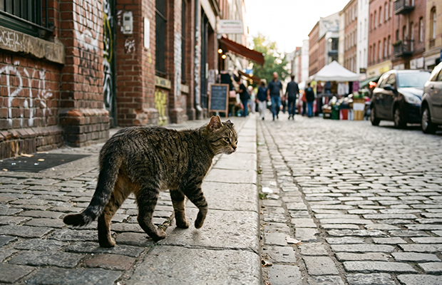 Un estudio revela la sorprendente dieta de los gatos callejeros