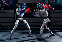 Un torneo de lucha entre robots humanoides debuta en la ciudad china de Shenzhen