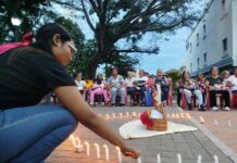 Rosario Iluminado por Venezuela reunió a más de 150 personas en Ribas