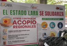 Autoridades de Lara instan a continuar con las donaciones para los damnificados tras los terremotos
