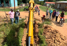 Avanza en 75% red de distribución de agua potable para El Universitario en Barbacoas