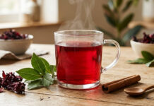 Beber té de laurel con jamaica ayuda a mejorar la salud digestiva