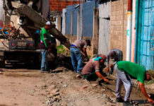 Construyen brocales en Candelaria Sur y El Mácaro para optimizar drenajes